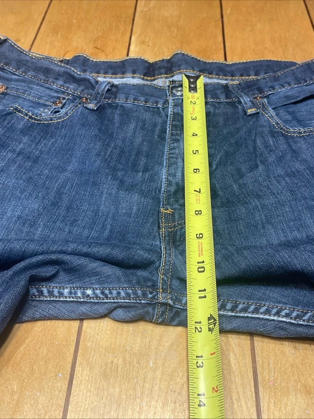 Levi's 569 Dark Blue Straight-Leg Loose Fit Jeans Size 36x32